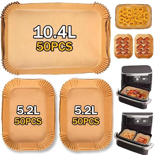 150 stuks bakpapier voor heteluchtfriteuse Ninja AF500EU AF500EUC…