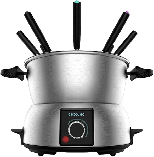 Cecotec 8018 Fun GourmetFondue elektrische fondue, 1000 W vermoge…