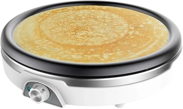 Cecotec 8019 Crêpe Maker Fun Crepestone XL INOX 1350 W, roestvrij…
