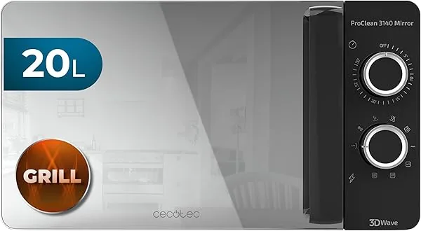 Cecotec 8435484015271 ProClean 3140 spiegelmagnetron met grill, 2…