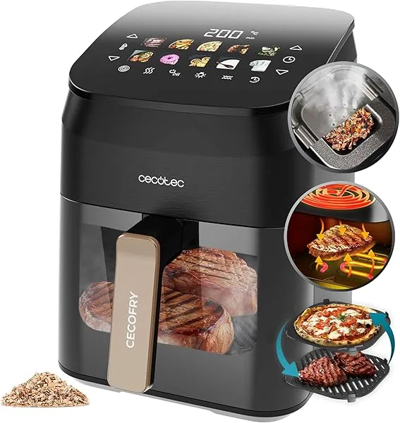 Cecotec Air Fryer Cecofry & Grill Smokin' 4500 4,5 liter, 1900 W,…