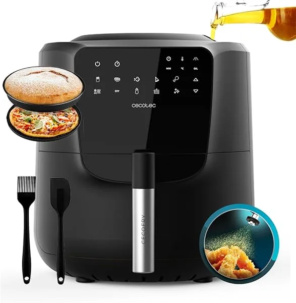 Cecotec Airfryer zonder olie van 5,5 L Cecofry Rain Pack. Air Fry…