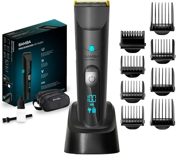 Cecotec Bamba PrecisionCare natdroge haartrimmer, titanium gecoat…