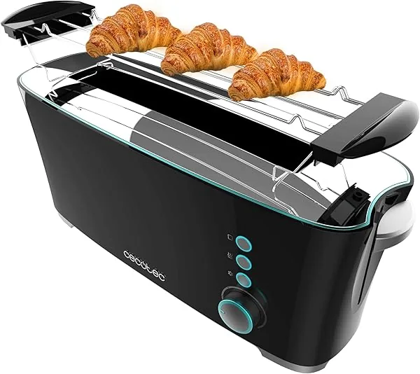 Cecotec Broodrooster Toast&Taste Extra B, 1000W Vermogen, Dubbele…