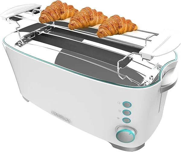 Cecotec Broodrooster Toast&Taste Extra Double W, 1350W Vermogen, …