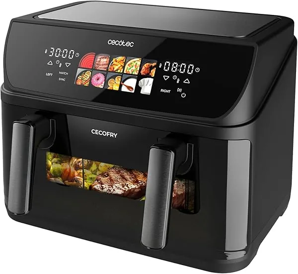 Cecotec Cecofry & Grill Duoheat 10.000 airfryer, 10.000 luchtfrit…