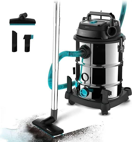 Cecotec Conga Rockstar Wet & Dry Steel Pro, 30 l, 1600 W, 23 kPa,…