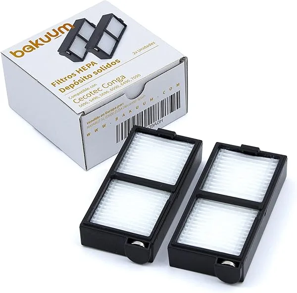 Cecotec Conga Serie 5090, 6090 en 7090 HEPA-filter voor robotstof…