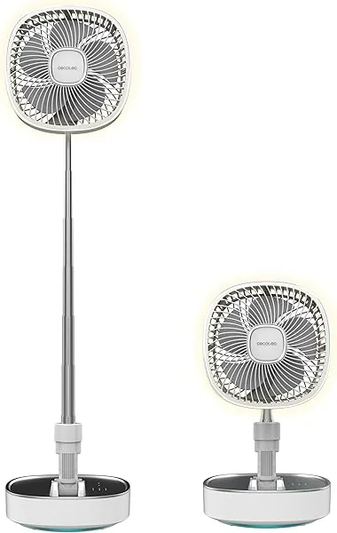 Cecotec Draagbare Opvouwbare Ventilator met LED-licht EnergySilen…
