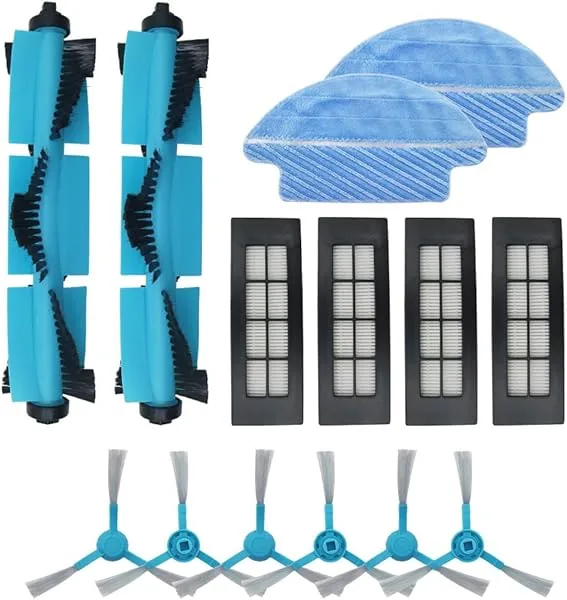 Dweilpad dweilpad hoofdborstel zijborstels HEPA-filter voor Cecot…