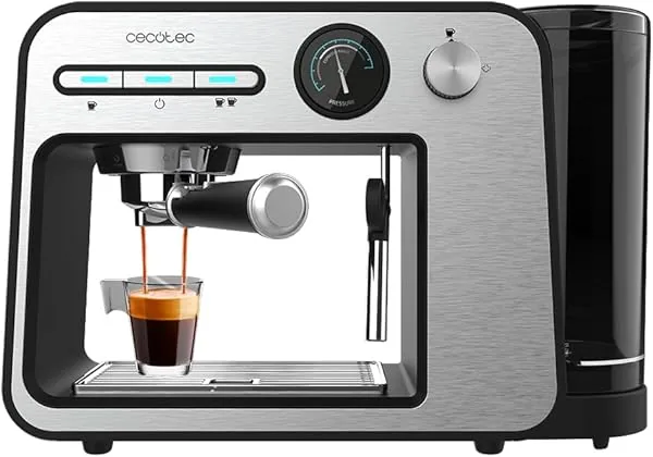 Cecotec Espressomachine Power Espresso 20 Square Pro, 1450 W, 20 …