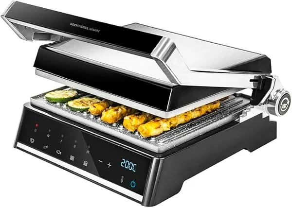 Cecotec Elektrische Grillplaat Rock’nGrill Smart. 2000 W, Autocoo…
