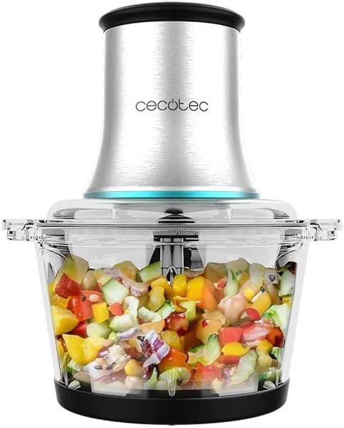 Cecotec Hakmolen ChopBeat 2000 Vindaloo Glass, 500W Vermogen, Hak…