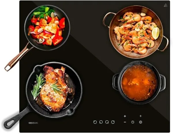 Cecotec Keramische kookplaat, 4 kookzones, Bolero Squad V 4001, m…