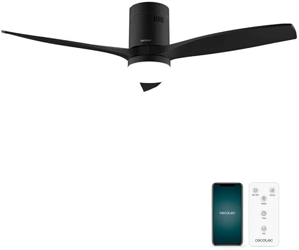 Cecotec Plafondventilator EnergySilence Aero 5600 Aqua Black&Blac…