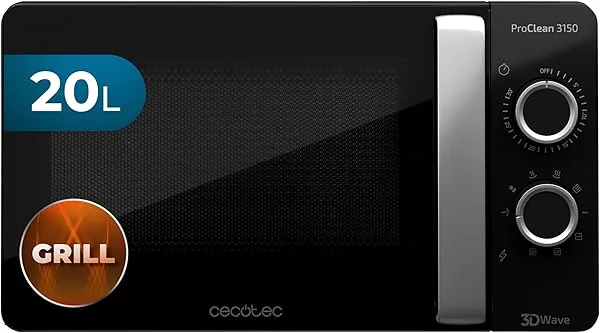 Cecotec ProClean 3150 - magnetron met grill, 20L capaciteit, Read…