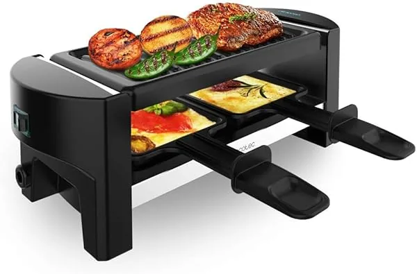 Cecotec Raclette met Elektrische Grill voor 2 Personen Raclette C…