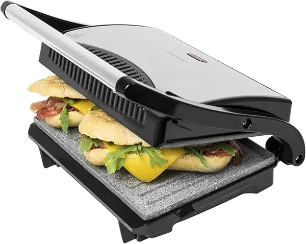 Cecotec Rock'nGrill 700 — RockStone antiaanbaklaag, elektrische g…