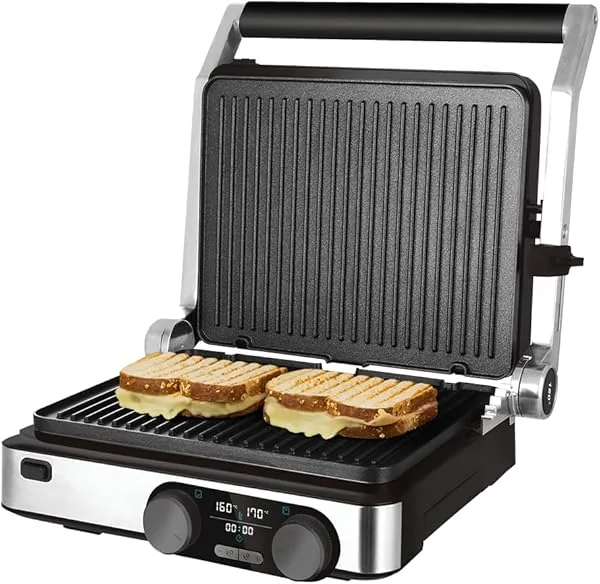 Cecotec Rock'nGrill Dual Elektrische grill, 2000 W, temperatuurre…