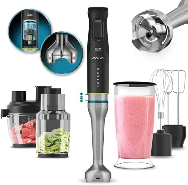 Cecotec Staafmixer Katana TotalDestroy 1500XL DoubleKatana. 1500 …