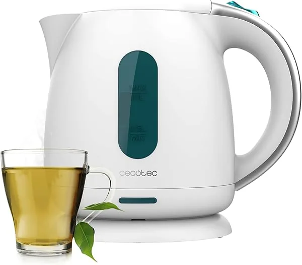 Cecotec Thermosense 140 White Waterkoker, inhoud 1 liter, 2200 W,…