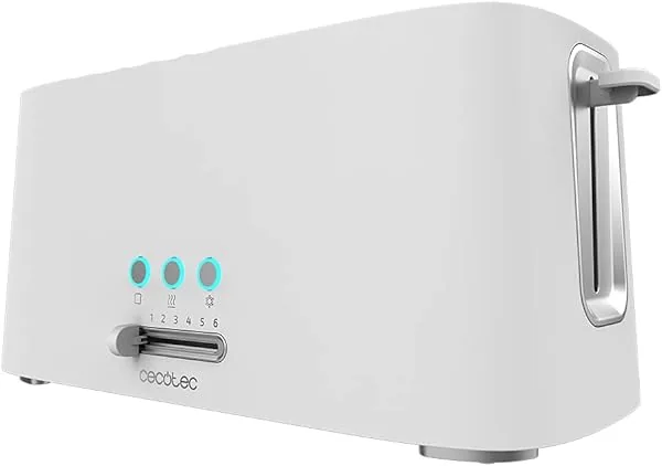 Cecotec Toast&Taste 16000 Extra Double White kunststof broodroost…